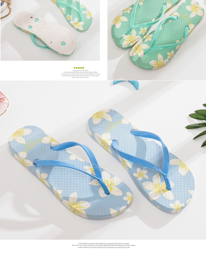 summer non-slip small floral sandals slippers  NSPE24978