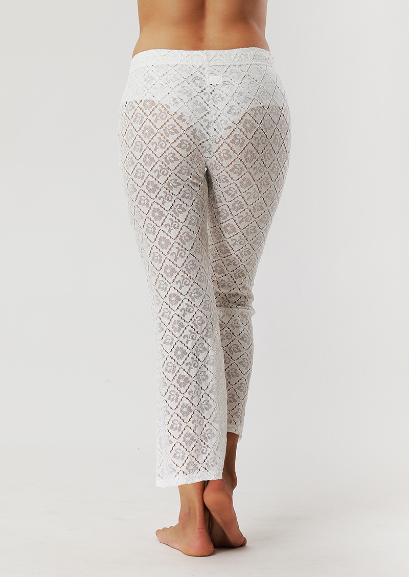 Lace Flare Pants Summer Style Wide Leg Trendy Design Perfect for Casual Outings Wholesale Available