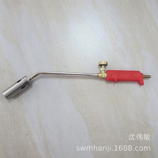 35 single switch stainless steel fire gun with leather tube connection accessories liquefied gas fire gun welding torch heating gun