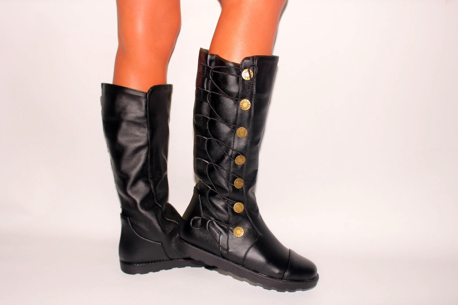 Bottes femme en pu - Ref 3355167 Image 25