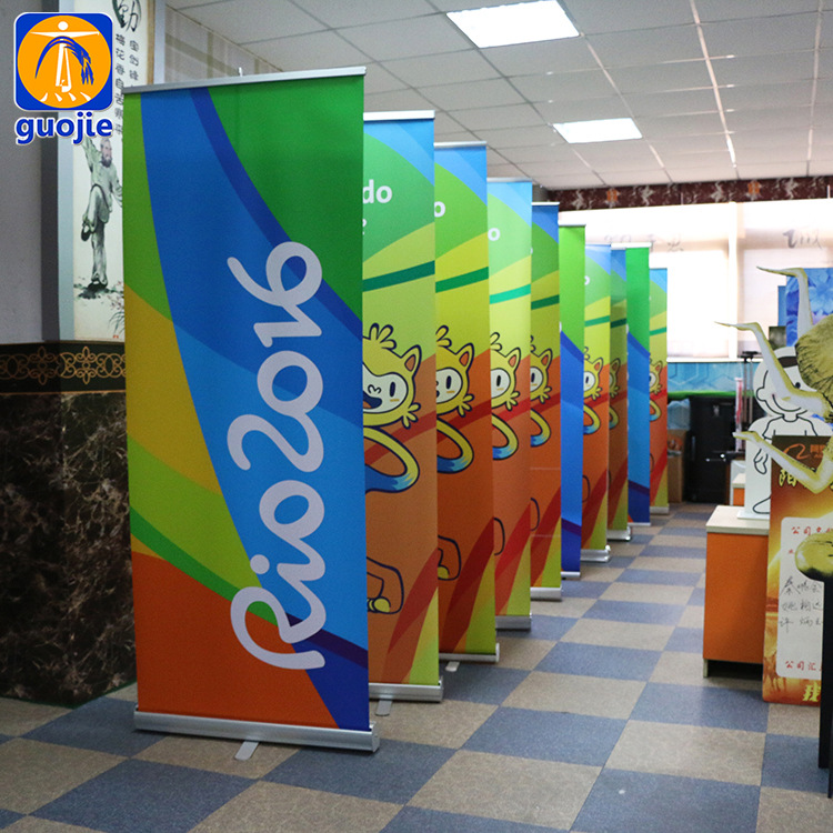 易拉宝80*200定做 厂家直销 加厚型铝合金易拉宝 全铝易拉宝