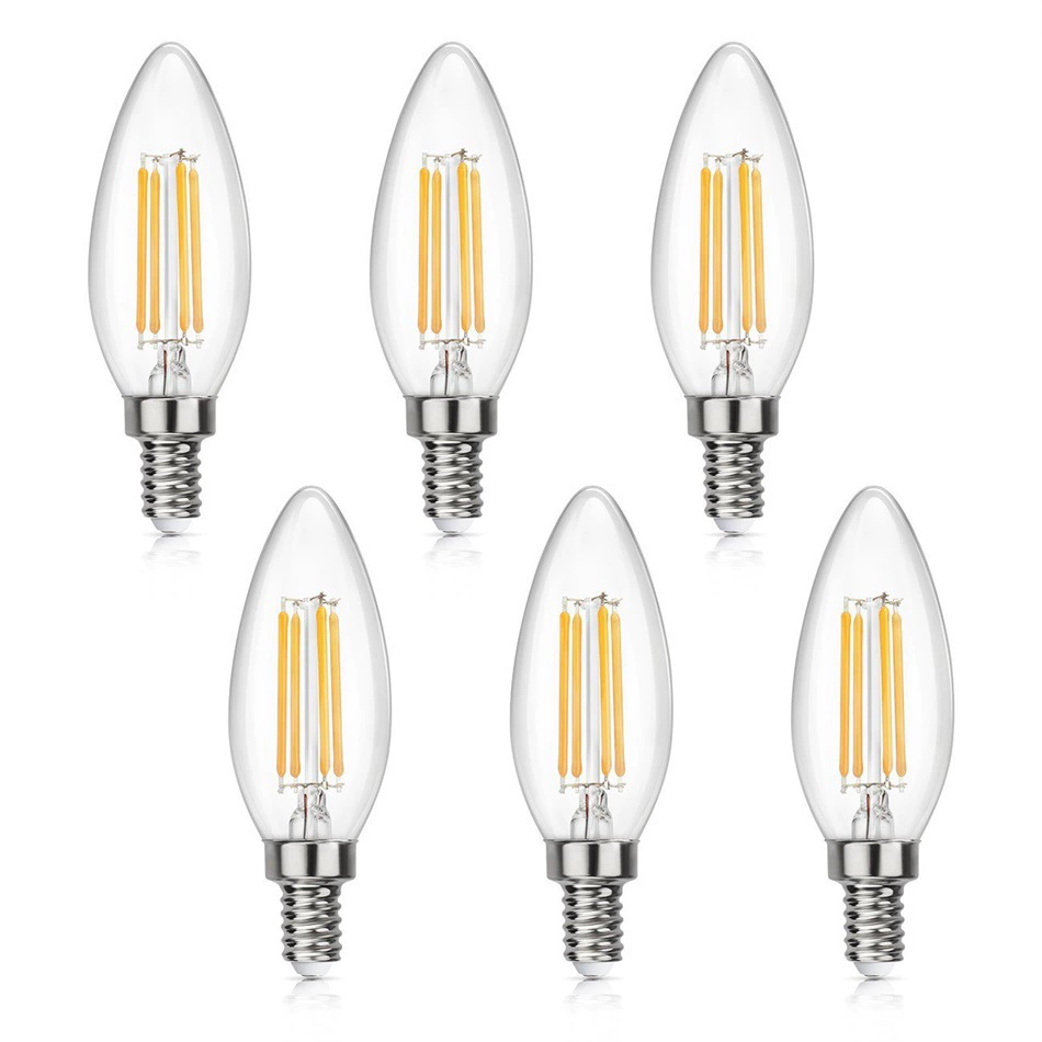 LED свеча, лампа накаливания, лампа, 220V