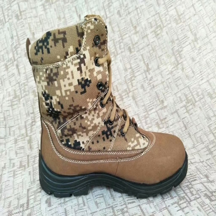 冬季07式迷彩防寒羊毛靴户外用品登山靴劳保棉靴保安配发一件代发|ms