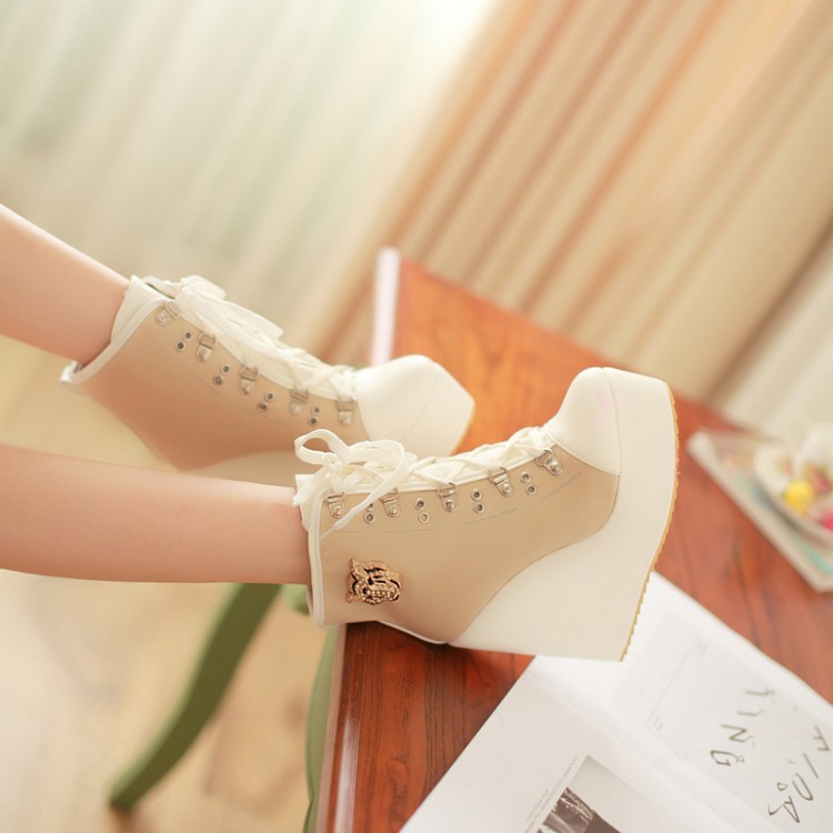 Bottes femme en PU artificiel - Ref 3354869 Image 27