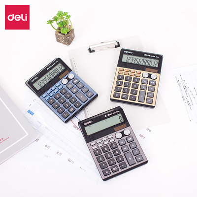 Effective 1558 Calculator solar energy Voice Big screen Key multi-function computer Finance to work in an office Supplies Stationery