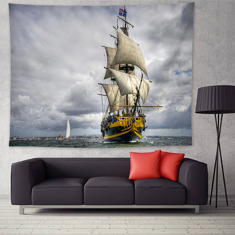 Tapiz Boxi colgando tela de fondo de tela mantel chica corazón dormitorio decoración colgante pintura tapiz Bohemia Toalla de playa