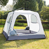 Automatic double-layer street tent for camping