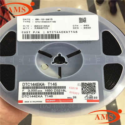 DTC144EKA T146 SOT-23 Silk screen: 26 Roma /ROHM SMD transistor The new spot
