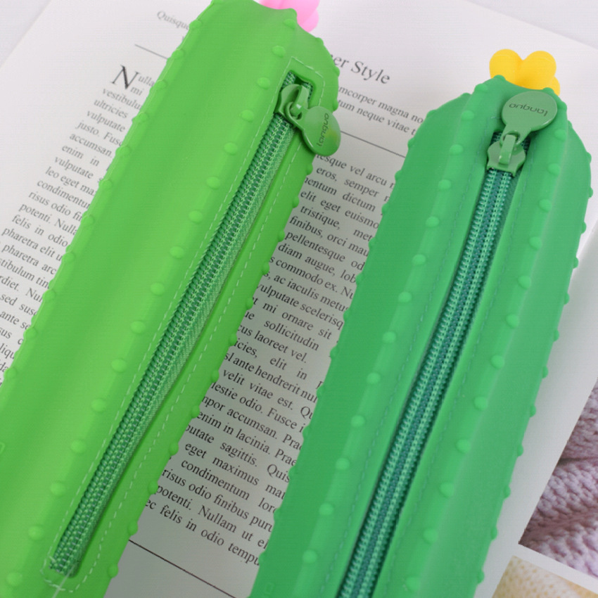 Cactus Silicone Pencil Case Image 7