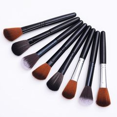 Makeup brush blusher brush single double color hair powder foundation brush short handle loose powder brush portable item blusher brush cross-border supply
