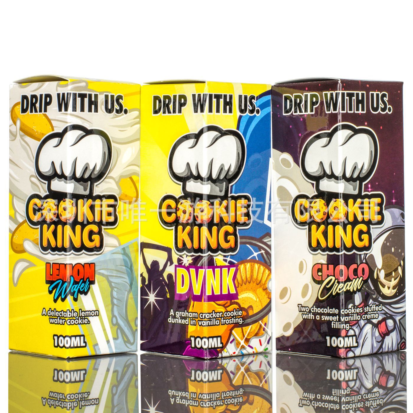 Cookie King美国大烟雾电子烟烟油烟草水果进口正品原香料E-Juice