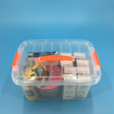 Пластиковый ящик для хранения, прозрачная коробка для хранения, косметическая игрушка, система хранения, защита при падении
