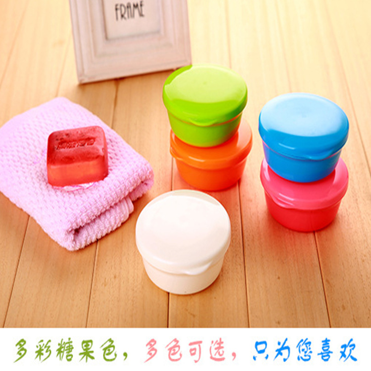 厂家直销塑料香皂盒 带盖防漏水肥皂盒 创意旅行日本