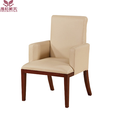 direct deal hotel furniture Restaurant solid wood dining table and chair customized Stars hotel Single leisure time sofa customized