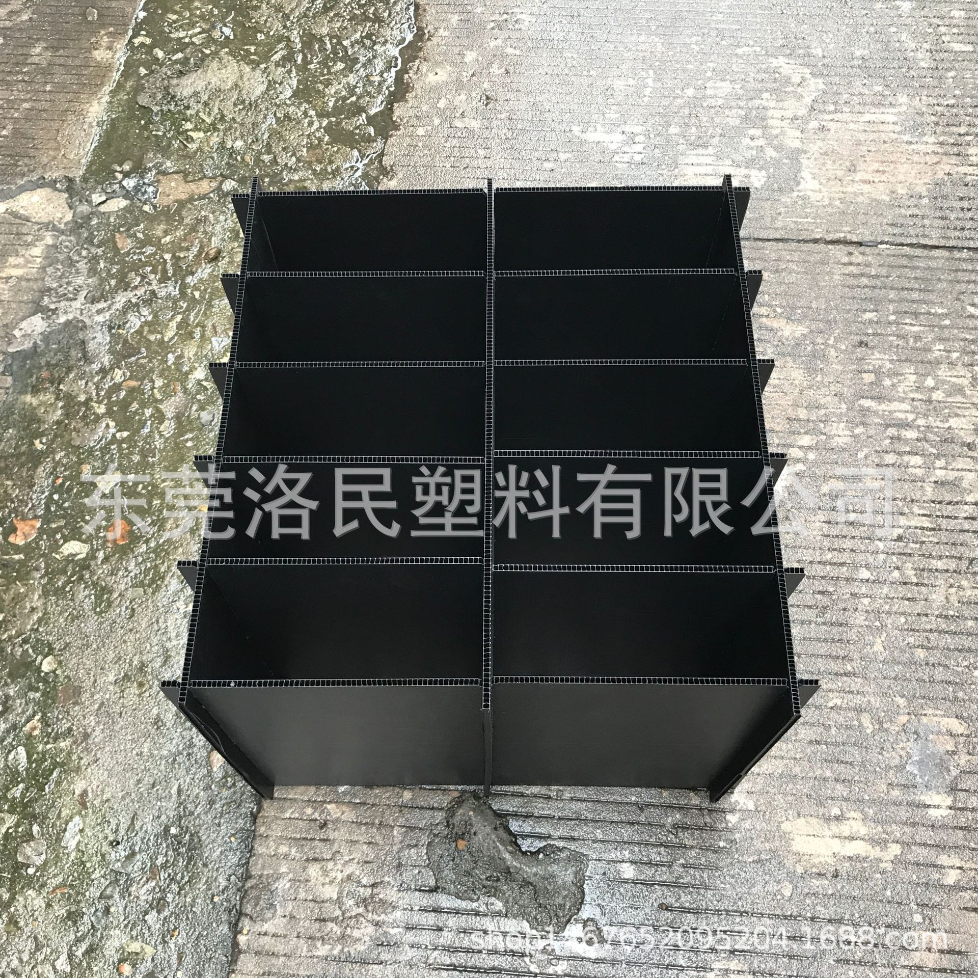 深圳PP塑料中空板骨架箱 惠州包边包角骨架箱pp万通板周转箱