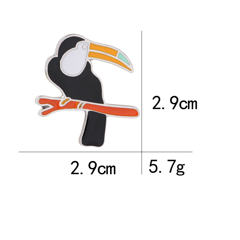 11g Weight Brooches Classification Daily Occasion Alloy Material Fruit Pattern Unisex Gender Enamel Design Fashion Style Fashion Pin Fruit Alloy Enamel Unisex Brooches 4