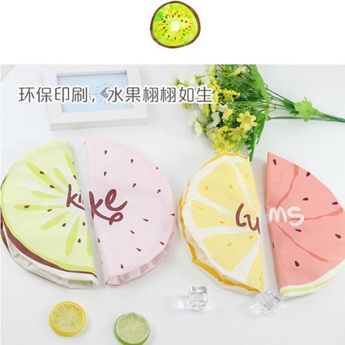 Shampoo cap, anti-oil fume cap, waterproof shower cap, cute fruit cartoon bath cap