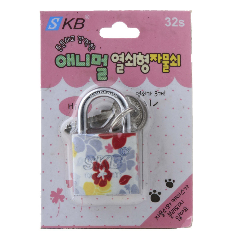 Factory direct heating transfer printing iron padlocks, door locks, printed locks, multi-color and multi-specification bags, arc-shaped color lock heads, wholesale padlocks, hardware locks pic 11