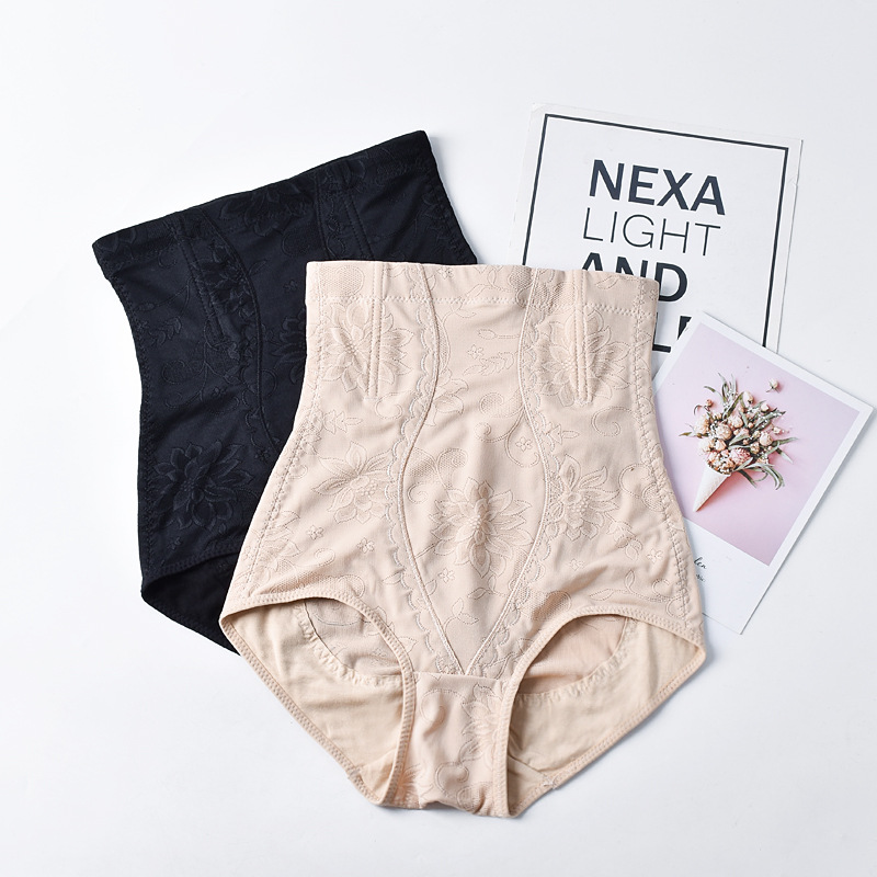 厂家直销爆款四季纯棉产后收腹内裤 提臀收腰收腹美体高腰塑身裤|ru