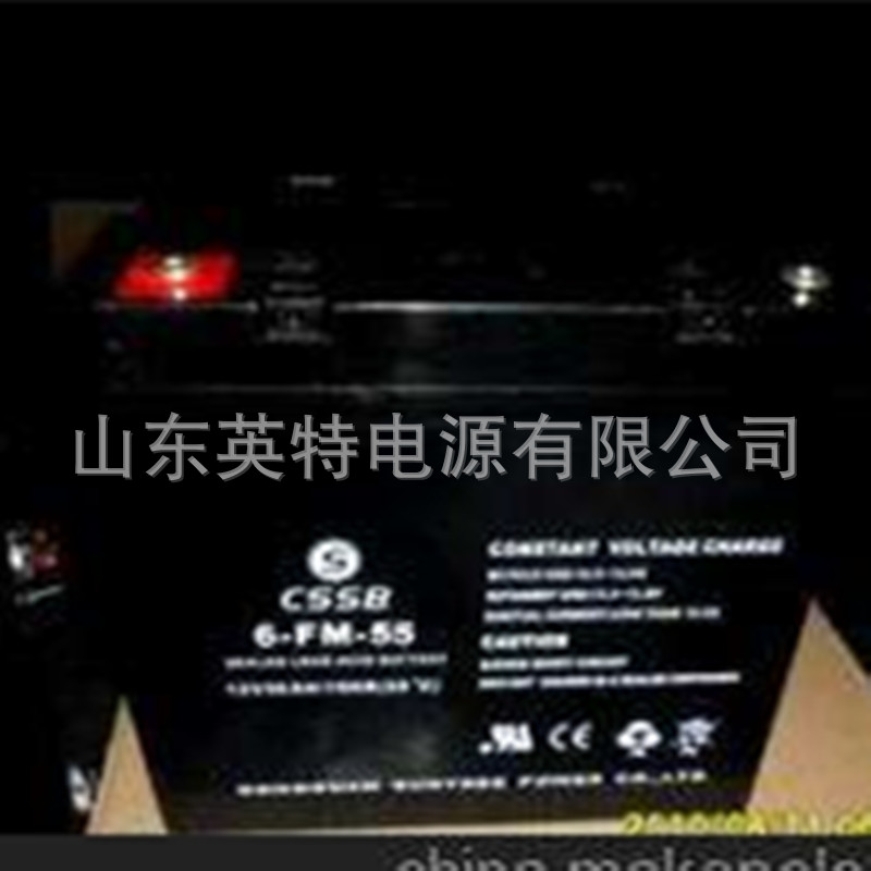 CSSB蓄电池6-FM-55 沈松12V5H 50AH 音响电源 电梯后备蓄电池