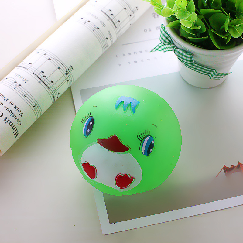 Perro mascota sonido juguete bola vinilo pequeño perro mordedura-resistente molar perro juguete fábrica de comercio exterior al por mayor