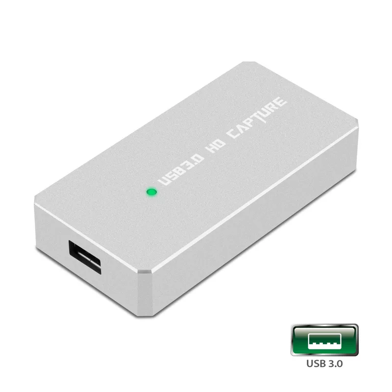 Хит продаж HDMI в USB3.0 карта захвата HD видео для стриминга, совместимость UVC, драйвер не требуется