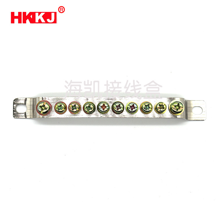 厂家纯铜零地排10孔2*15地排 配电箱柜接线铜排 十孔零地排接地排