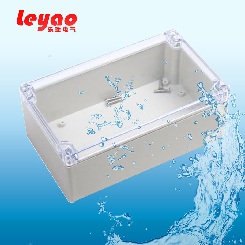 批发户外防雨电缆盒防水盒透明开关盒分线盒LY-F17T 150*70*47