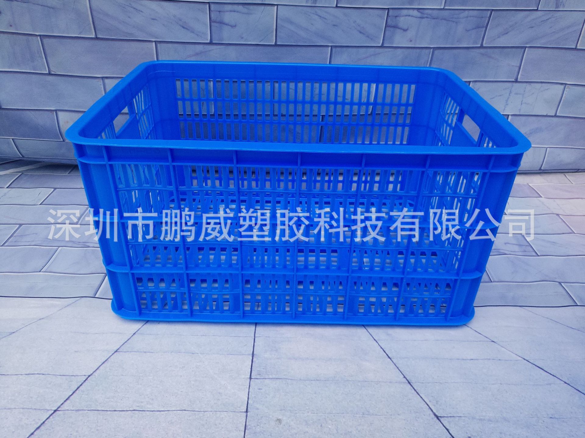 供应深圳福田塑料胶筐 物流运输水果蔬菜优质周转萝 菜市场通用