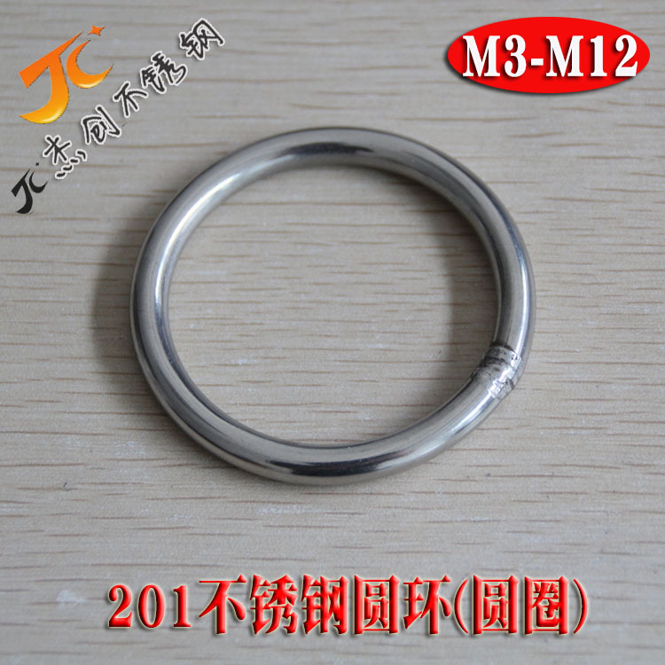 M3-M12 201 Stainless steel ring/Stainless steel circle/ring /O Ring special Specifications Can be customized