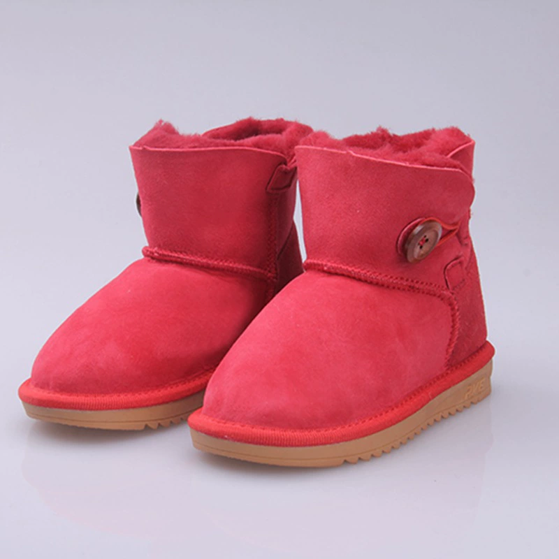 Keep warm children's winter boots for boys, mid-length