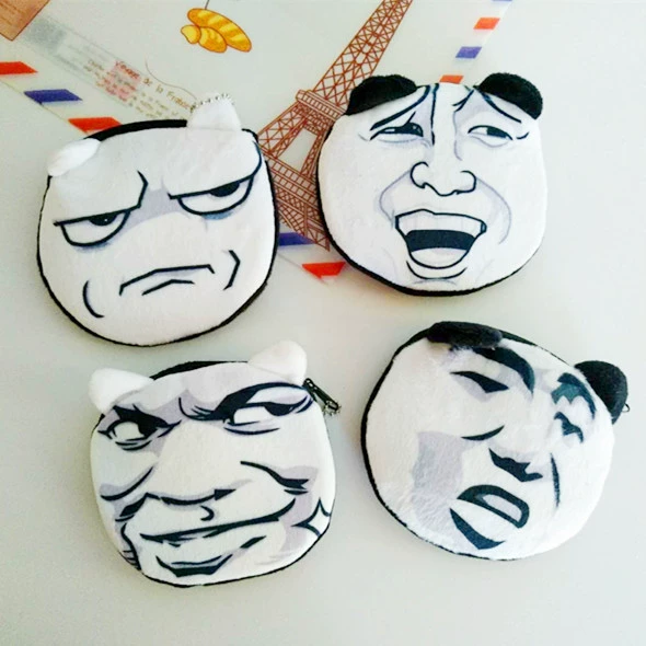 Комиксы, кошелек, круглая сумка