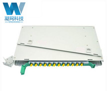 12芯ODF光纖配線架滿配ST單多模配線架機架式單元體熔纖盤配線箱
