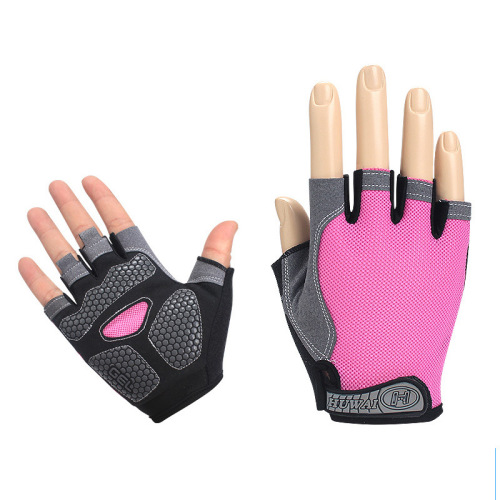 Spring and summer half-finger men's and women's fitness gloves training for iron lifting and weightlifting outdoor mountain climbing and riding non-slip wear-resistant sports gloves