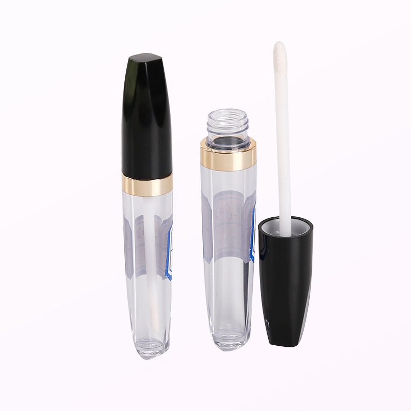 专业定制高档环保化妆品包装唇彩管 精致时尚透明塑料唇彩管
