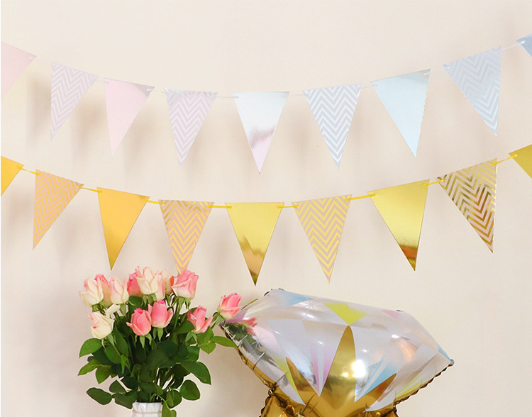 Birthday Waves Paper Wedding Party Decorative Props display picture 1