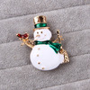 Christmas brooch, accessory for elderly lapel pin