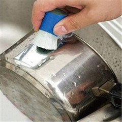 Bottom of the pot rust removal stick, rust removal is amazing, stainless steel magic cleaning bar, metal rust removal cleaning pot scrubber