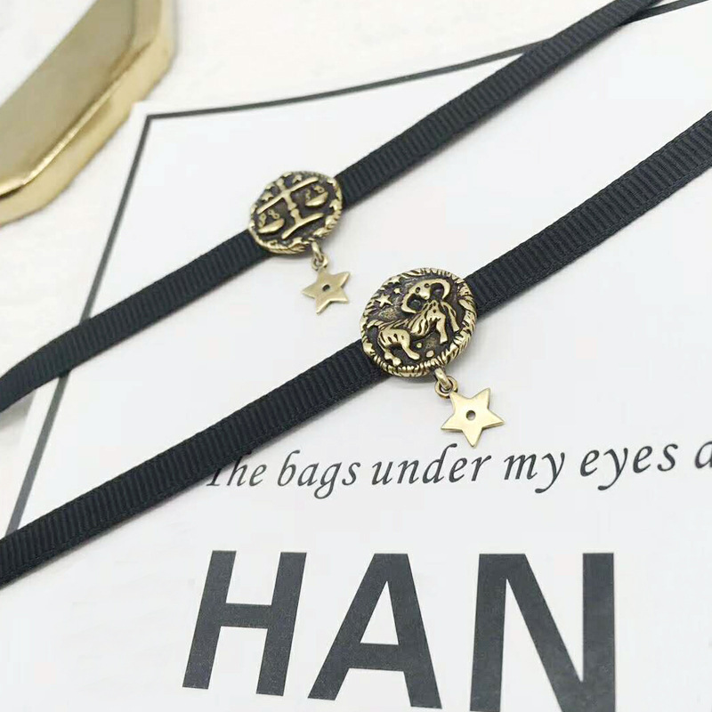 速卖通热卖颈链 萝莉配饰颈带爱十二生肖项圈女锁骨项链 百搭衣饰