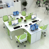 Офисная мебель Гуанчжоу Офисная мебель -одиночная угла стола и стул компьютерный стол простые современные 2/4 человека