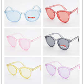 2019 儿童新款时尚造型太阳镜，成人造型儿童太阳镜，现货，6色混