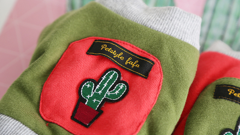 仙人掌复古四脚衣