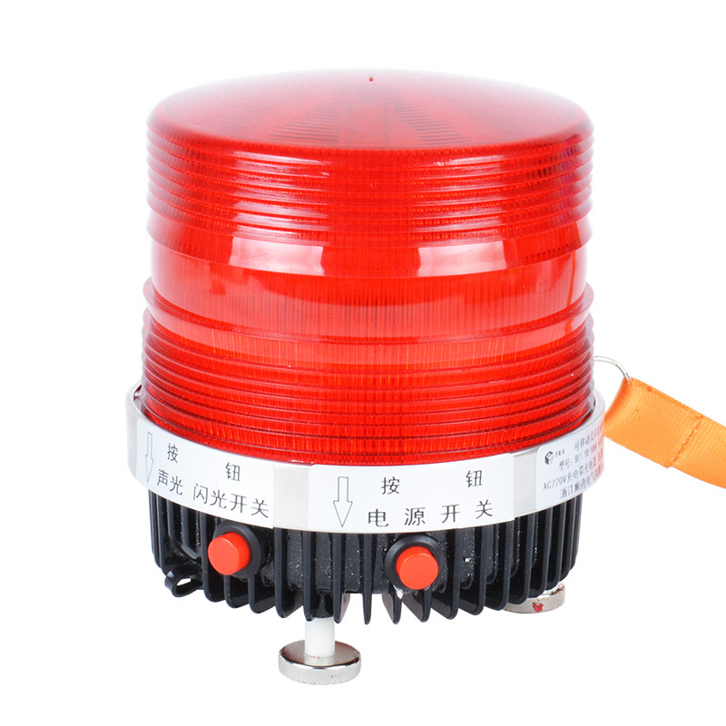 可充电式大分贝 BEI-YD-100A 移动爆闪灯手提式 带声音开关频闪灯