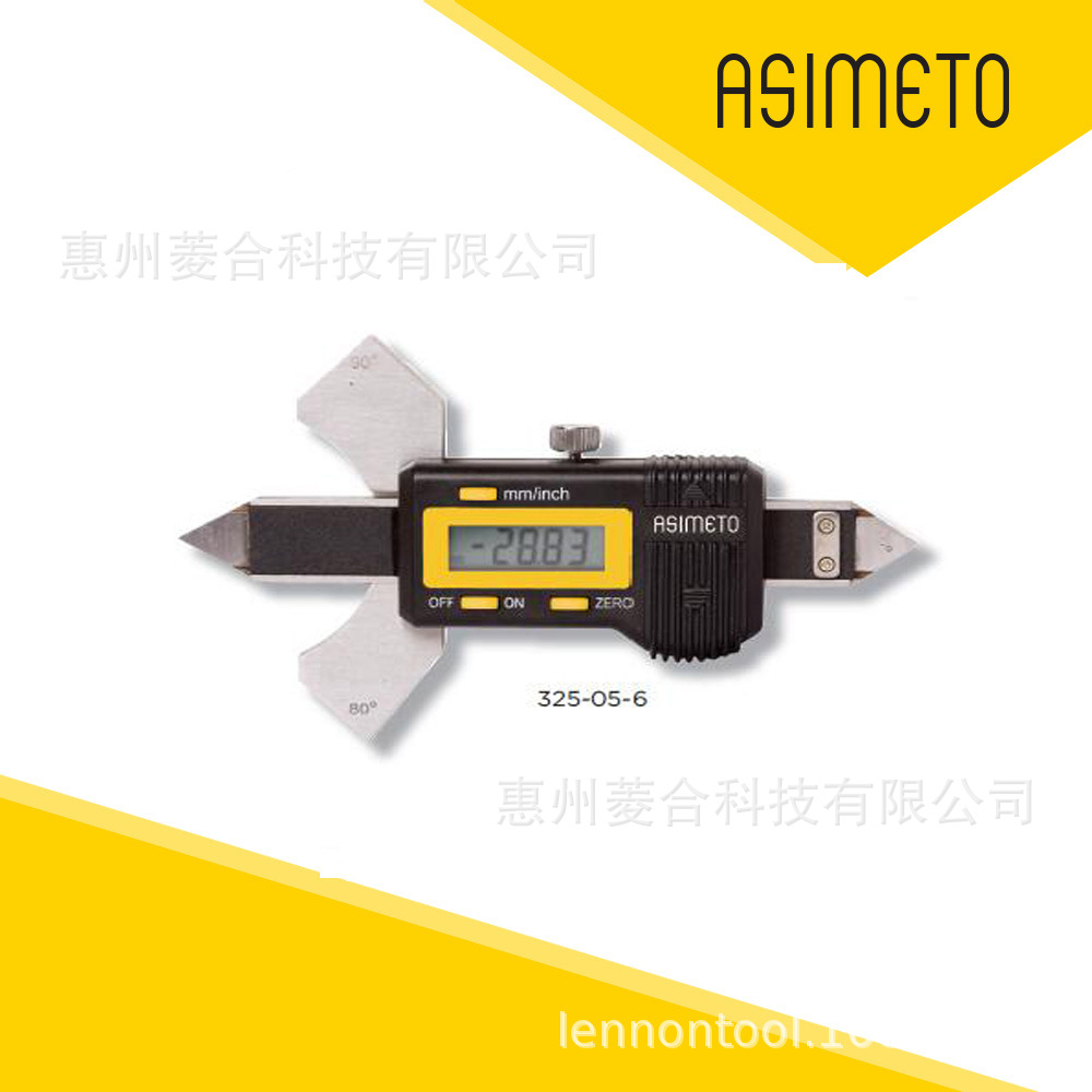 安度ASIMETO 数显焊缝尺0-12.5MM/0-0.5"，0.01MM/.0005"，双压板