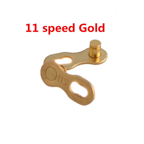 Chain magic buckle 7 speed 8 speed 9 speed 10 speed 11 speed mountain road bicycle chain buckle magic buckle accessories gold