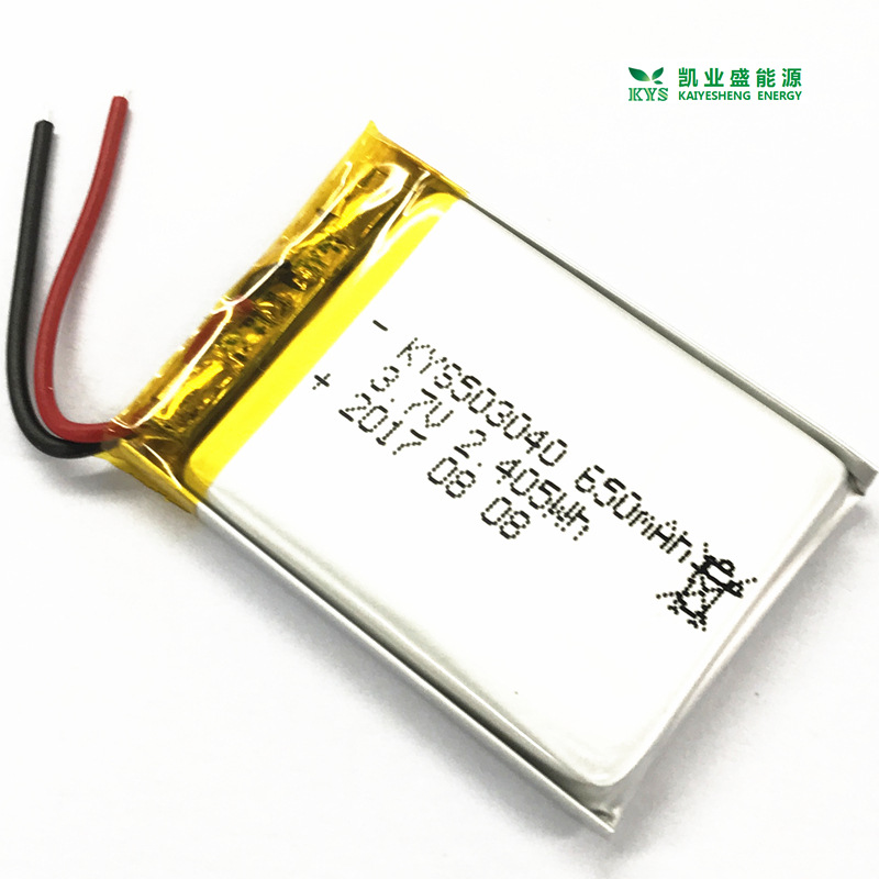 电芯厂供503040 550mAh600mAh523040电动口罩蓝牙音箱聚合物电池