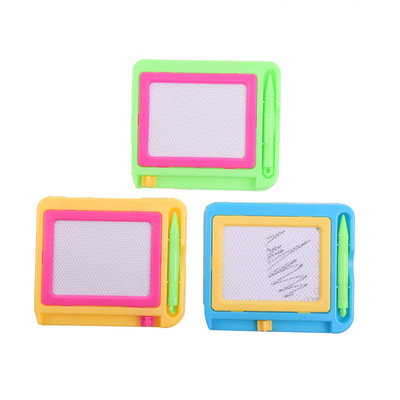 儿童彩色磁性画板卡通彩色写字板宝宝彩色塑料画板地摊批发热卖|ms