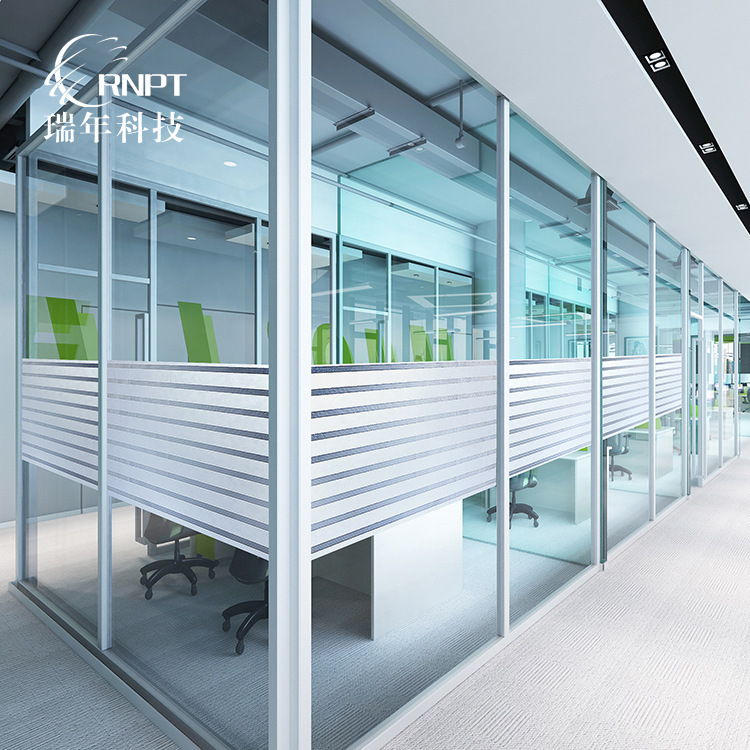 Rnpt Ruinian Glue-Free Electrostatic Glass Film Self-Adhesive Window Film Office Glass Door Frosted Glass Film