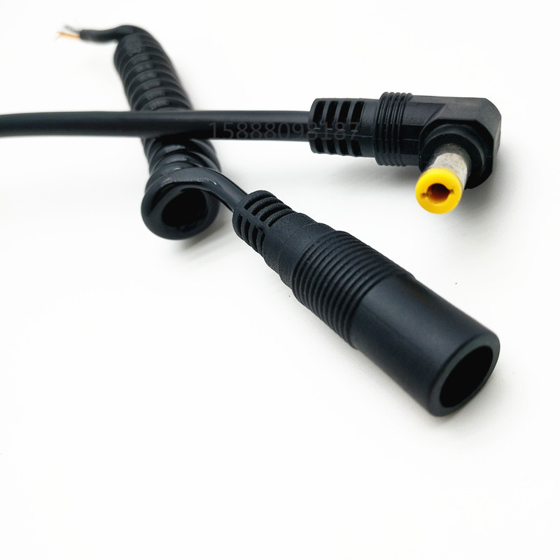 新能源电动车电源线dc5.5*2.1插头5.5*2.5 dc线行车记录仪充电线