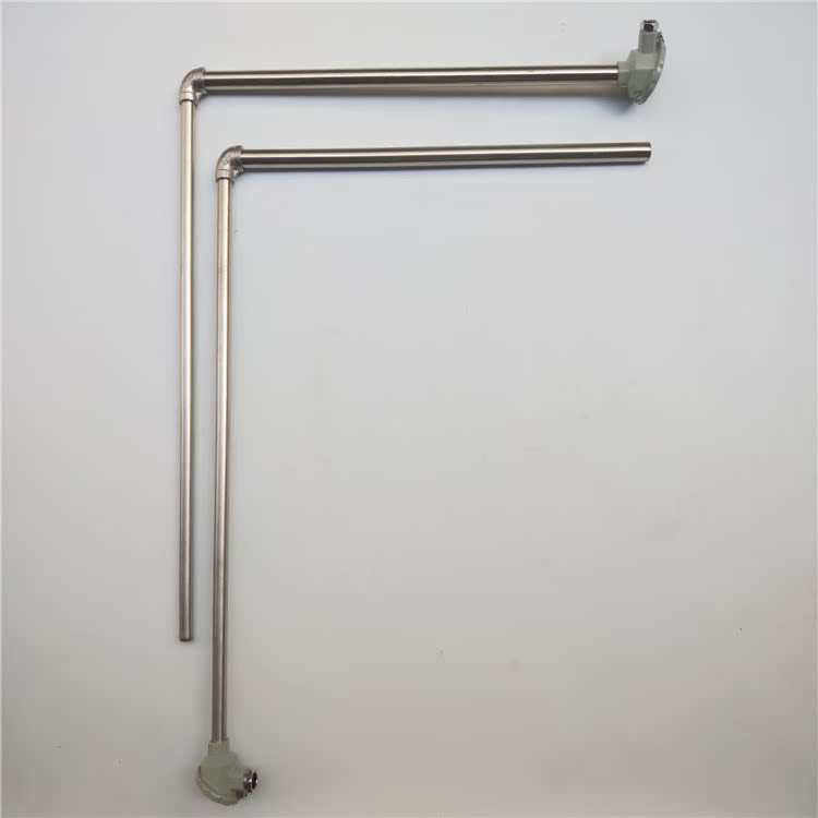 WRN-530直角高温K型热电偶L型测温热电偶烟道测温探头温度传感器